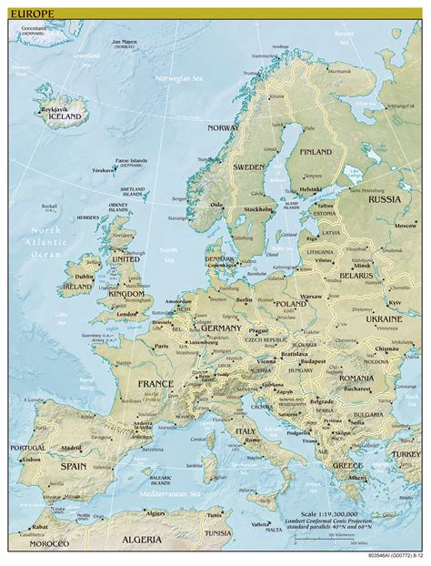 europe mapping detailed.